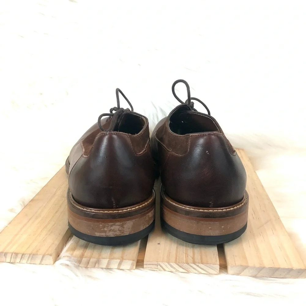 Marco‎ Vittorio Siena Chestnut Plain Toe Oxfords